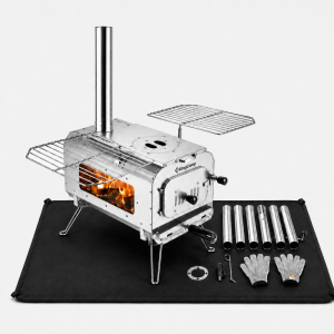 KingCamp Surefire Camping Wood Tent Stove (Size L)