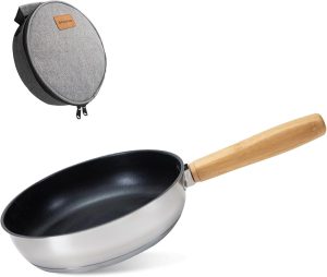 KingCamp 8" Stainless Steel Fry Pan